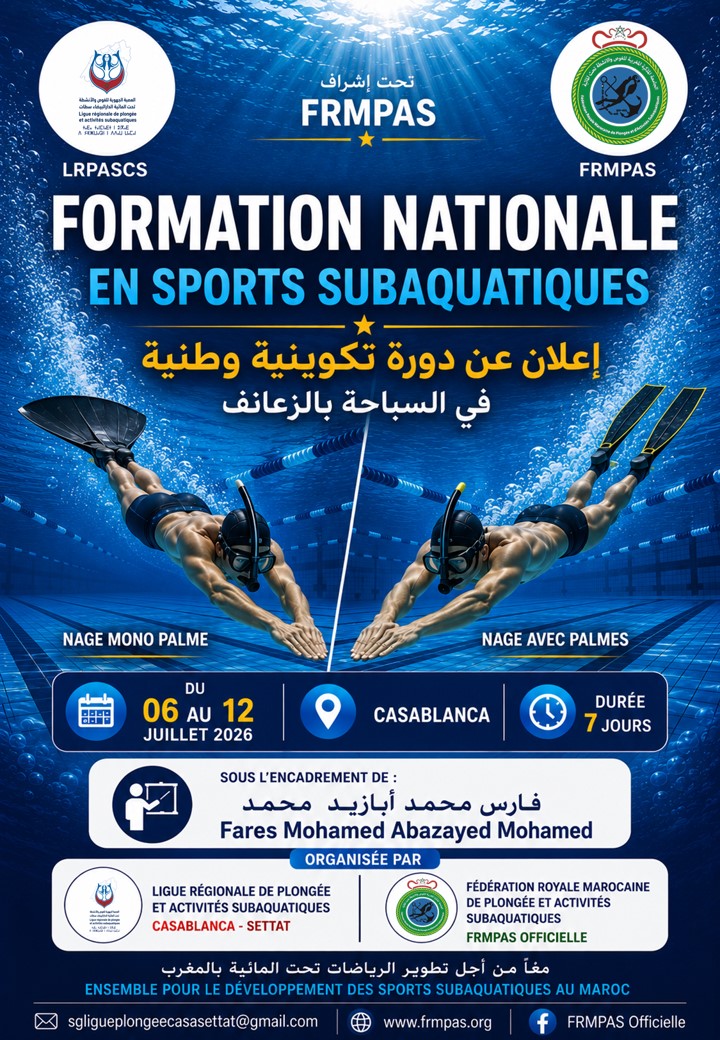 Formation Nationale en Sports Subaquatiques